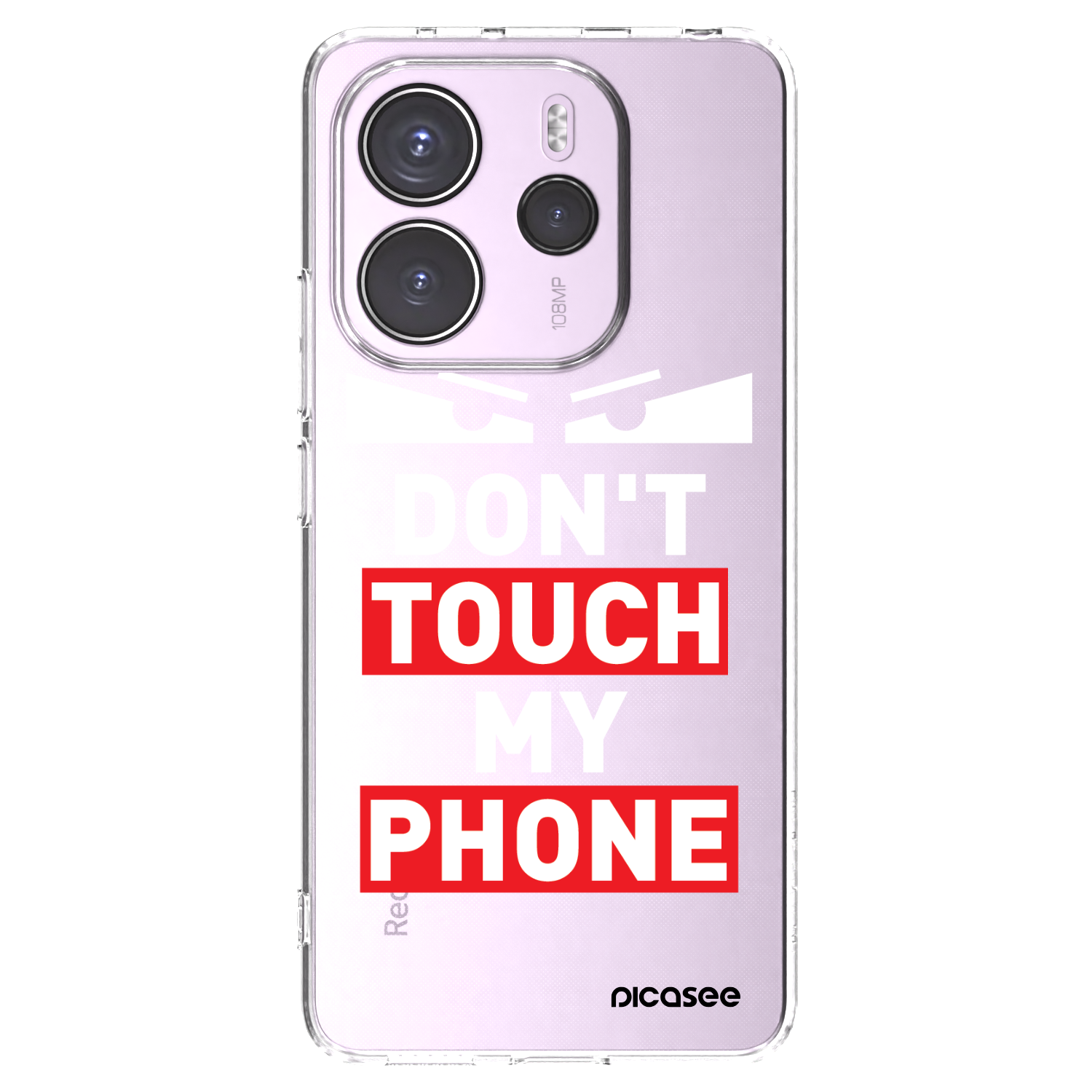 Picasee διαφανής θήκη σιλικόνης Xiaomi Redmi Note 14 4G - Shadow Eye - Transparent