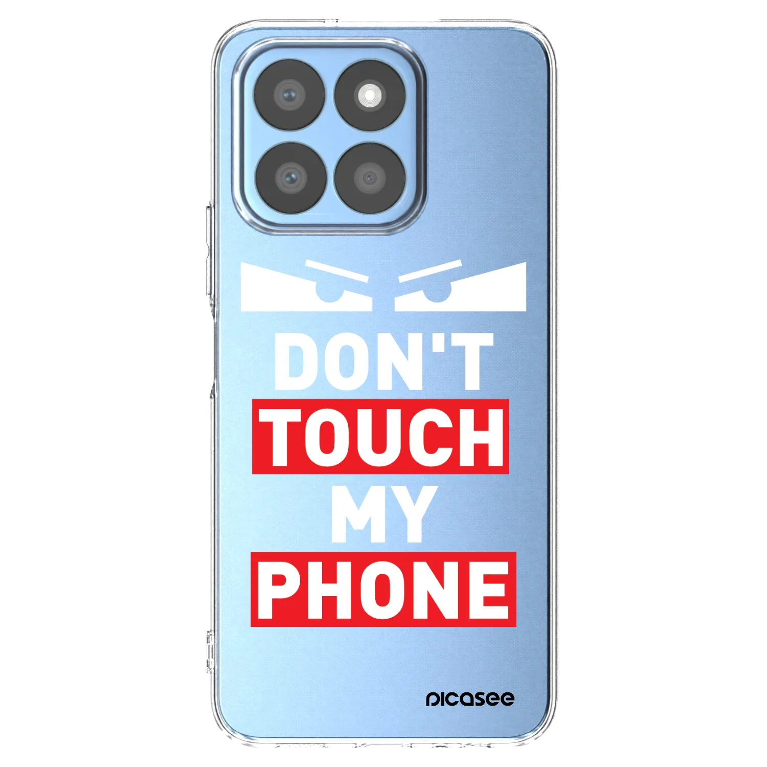 Picasee διαφανής θήκη σιλικόνης Honor X8c - Shadow Eye - Transparent