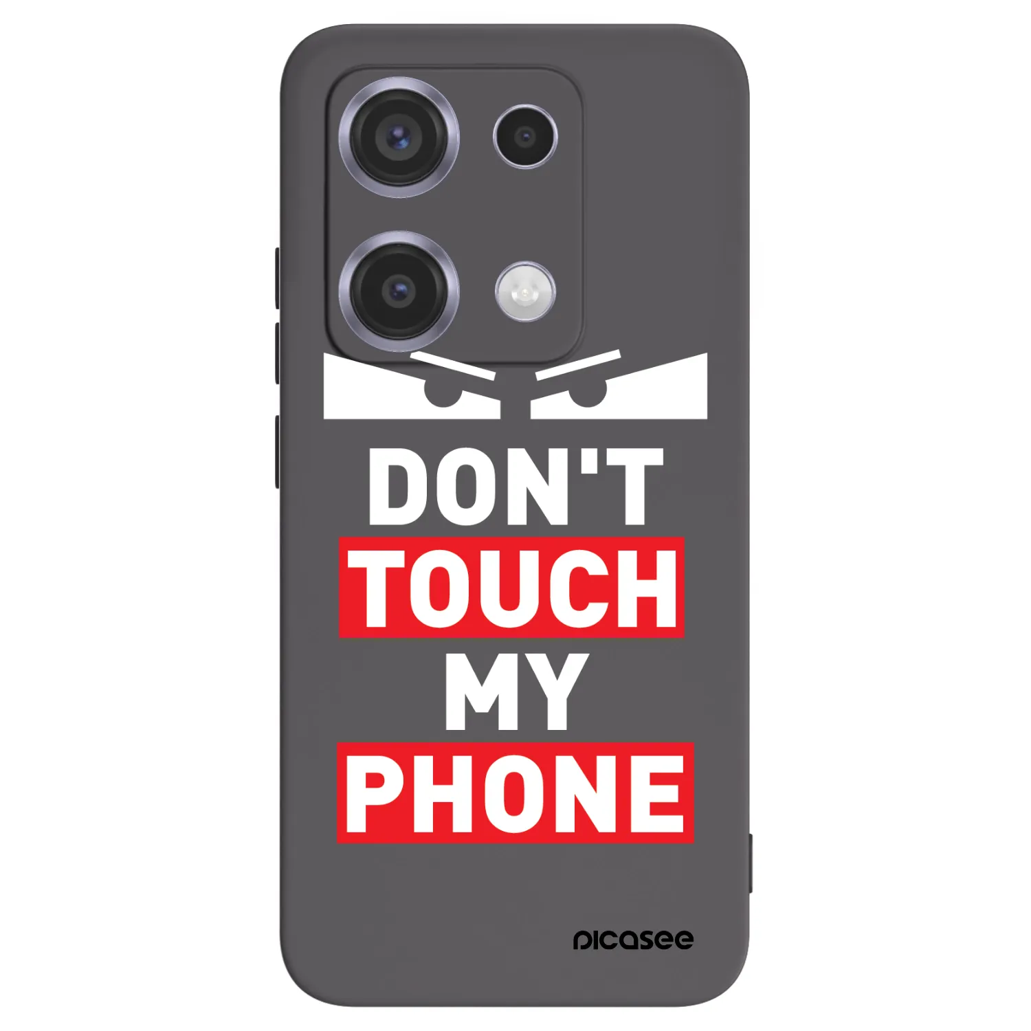 Picasee Μαύρη θήκη σιλικόνης για Xiaomi Redmi Note 14S - Shadow Eye - Transparent