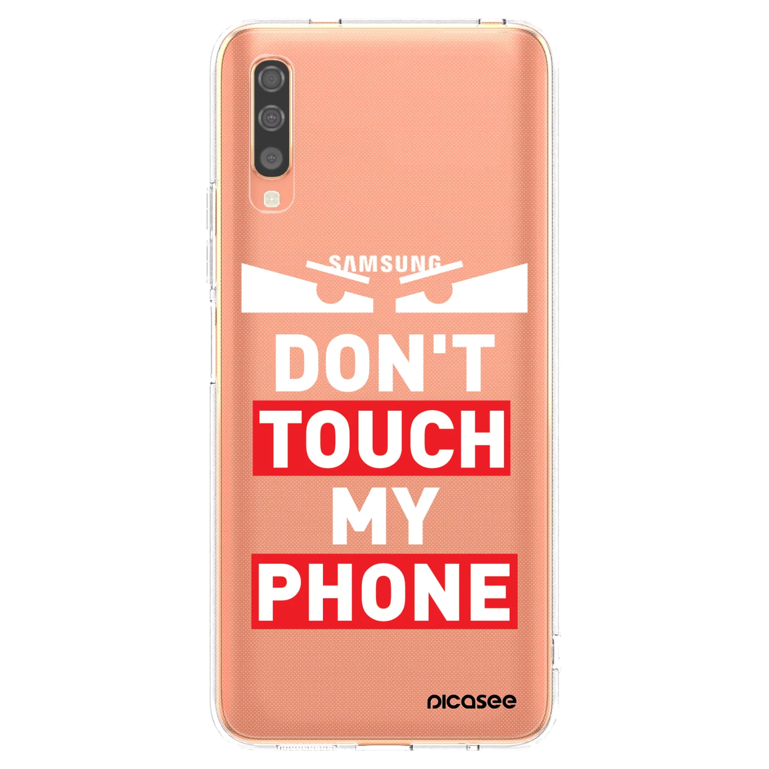 Picasee διαφανής θήκη σιλικόνης Samsung Galaxy A70 A705F - Shadow Eye - Transparent