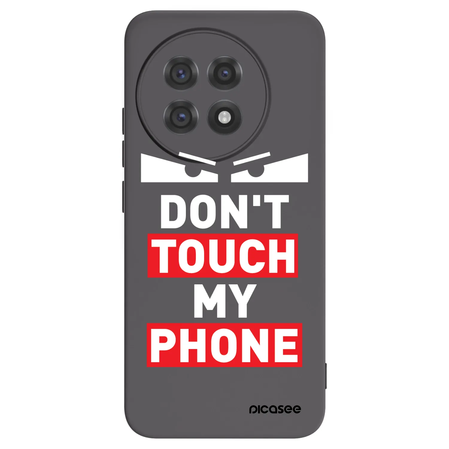 Picasee Μαύρη θήκη σιλικόνης για OnePlus 13R 5G - Shadow Eye - Transparent