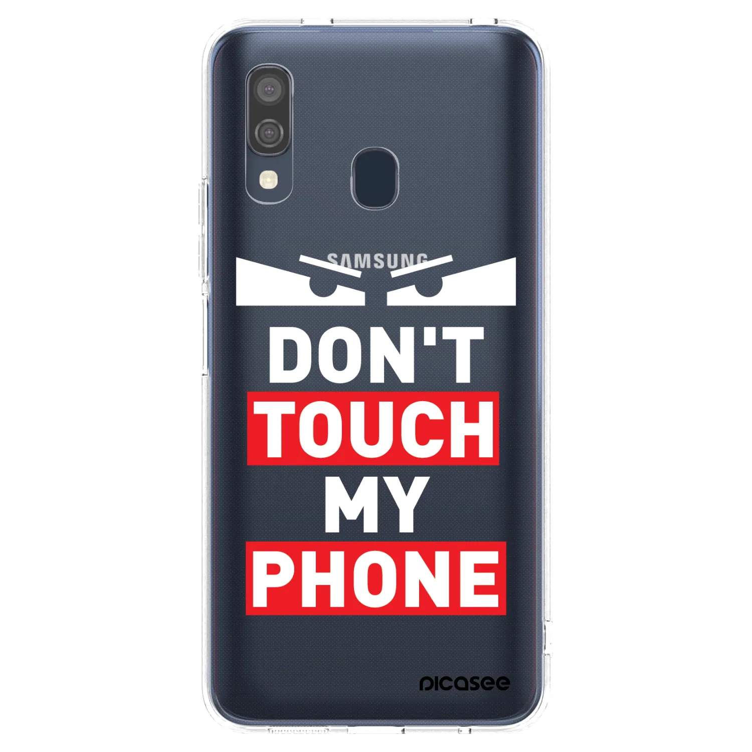 Picasee διαφανής θήκη σιλικόνης Samsung Galaxy A40 A405F - Shadow Eye - Transparent