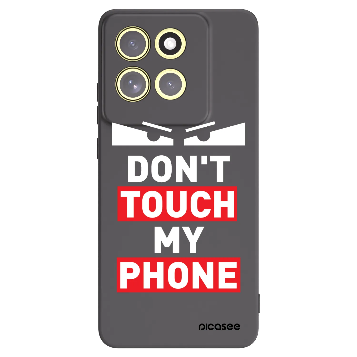 Picasee Μαύρη θήκη σιλικόνης για Motorola Moto G86 5G - Shadow Eye - Transparent