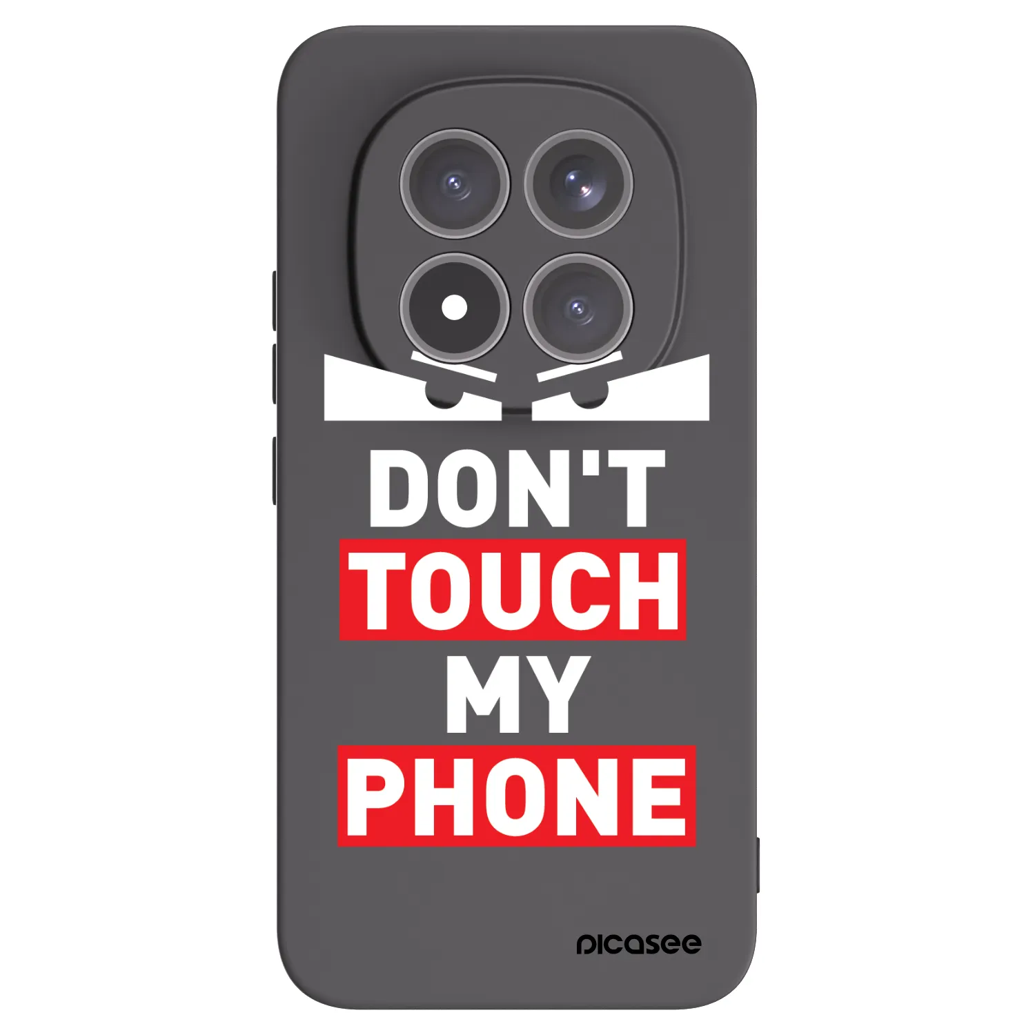 Picasee Μαύρη θήκη σιλικόνης για Xiaomi Redmi Note 15 Pro+ - Shadow Eye - Transparent