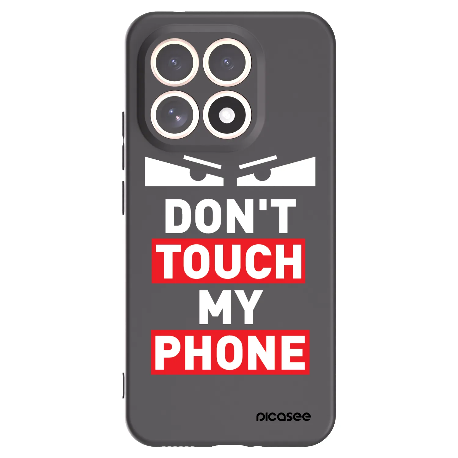 Picasee Μαύρη θήκη σιλικόνης για Xiaomi 15T - Shadow Eye - Transparent