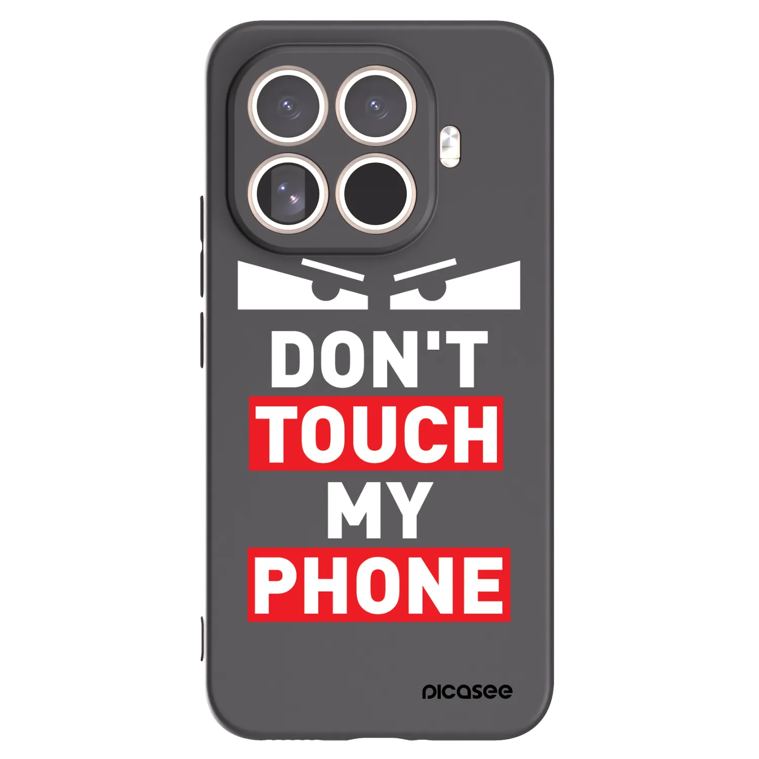 Picasee Μαύρη θήκη σιλικόνης για Xiaomi 15T Pro - Shadow Eye - Transparent