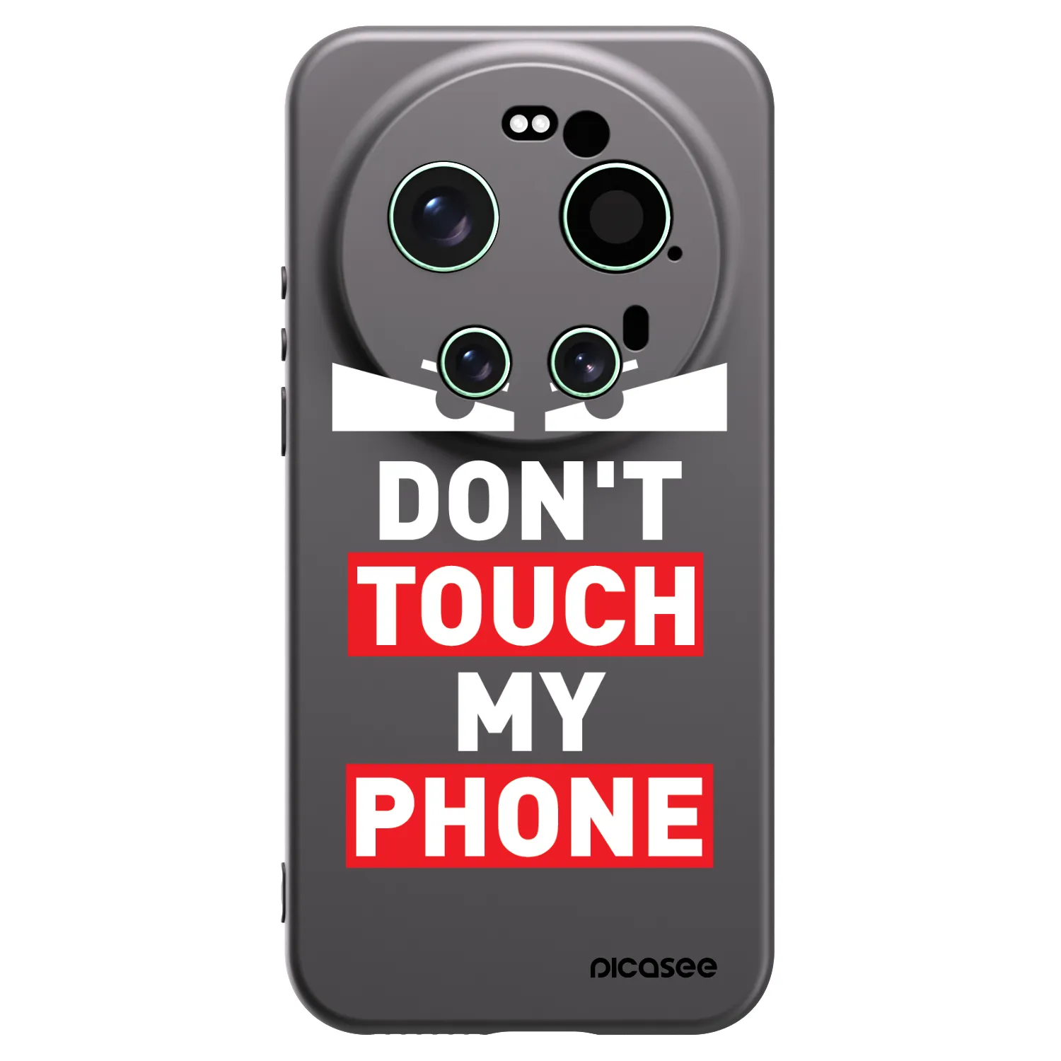 Picasee Μαύρη θήκη σιλικόνης για Xiaomi 17 Ultra - Shadow Eye - Transparent