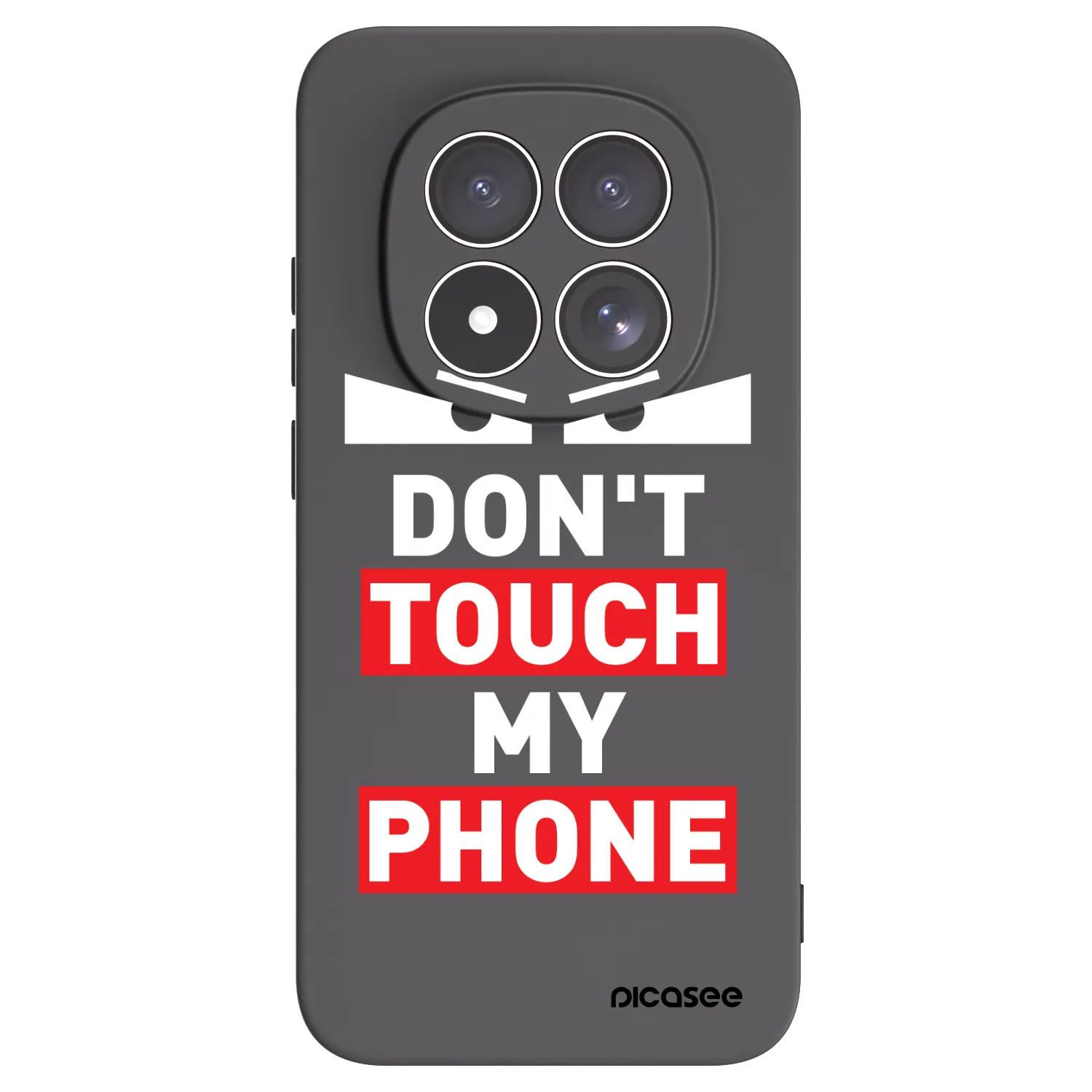 Picasee Μαύρη θήκη σιλικόνης για Xiaomi Redmi Note 15 Pro 5G - Shadow Eye - Transparent