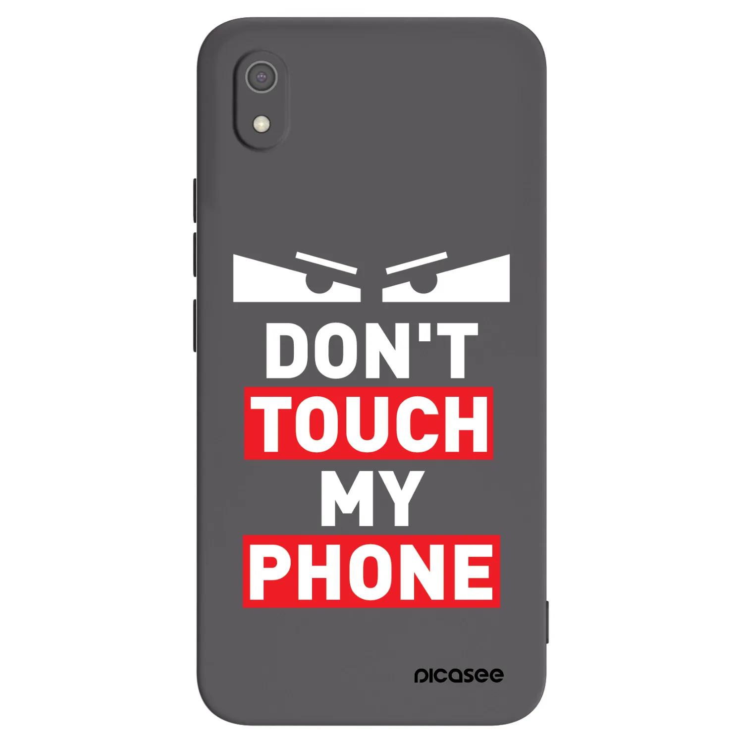 Picasee Μαύρη θήκη σιλικόνης για Xiaomi Redmi 7A - Shadow Eye - Transparent