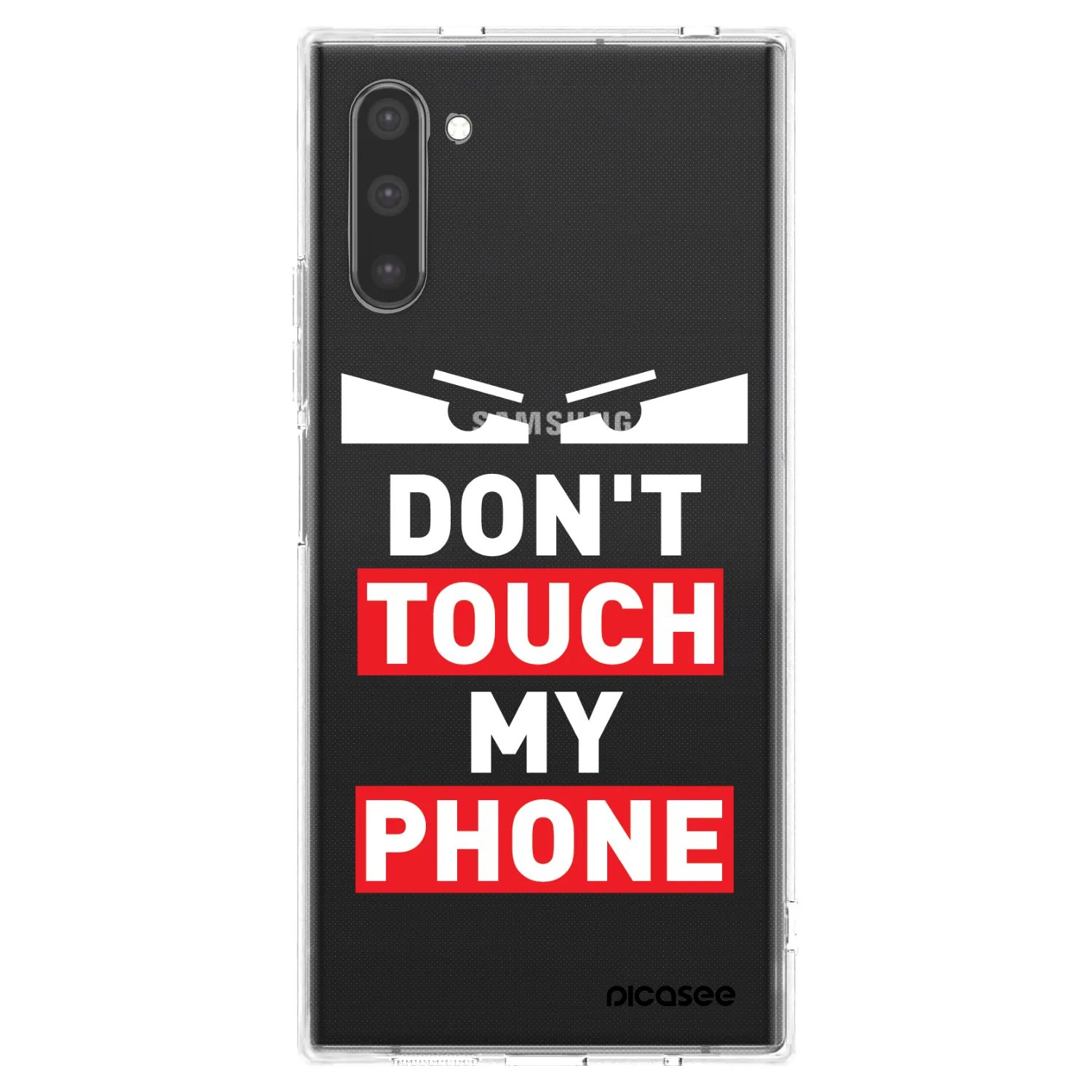 Picasee διαφανής θήκη σιλικόνης Samsung Galaxy Note 10 N970F - Shadow Eye - Transparent