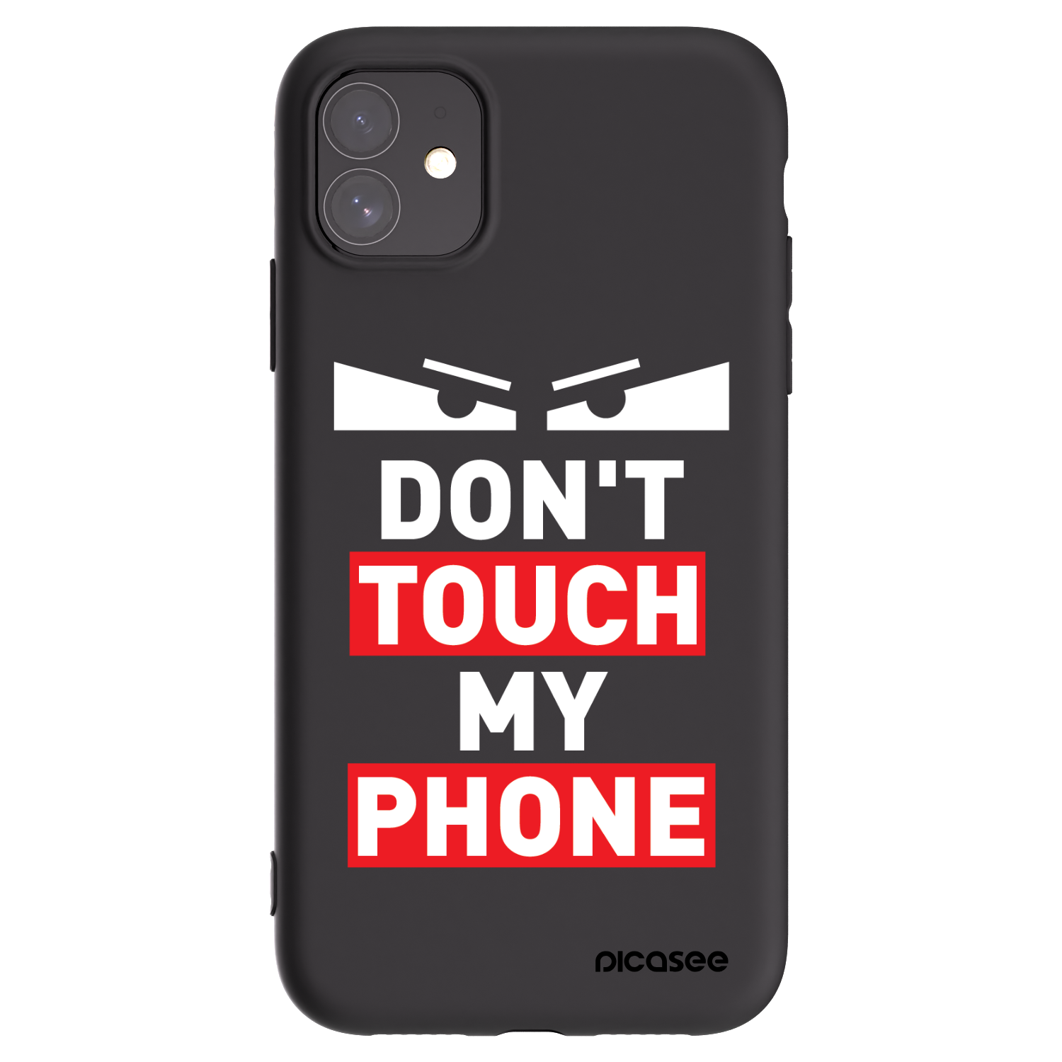 Picasee Μαύρη θήκη σιλικόνης για Apple iPhone 11 - Shadow Eye - Transparent
