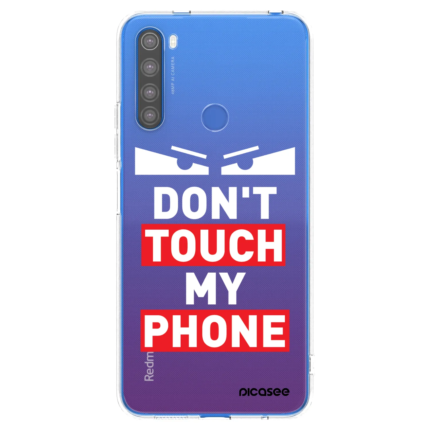 Picasee διαφανής θήκη σιλικόνης Xiaomi Redmi Note 8T - Shadow Eye - Transparent