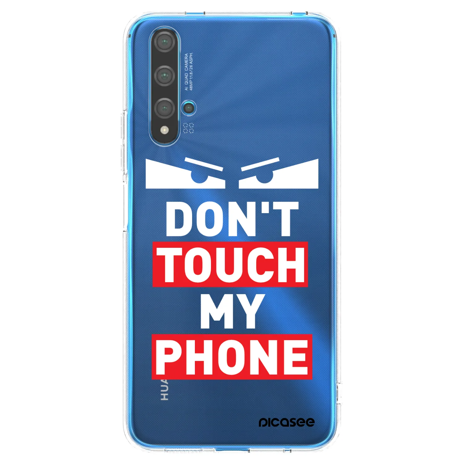 Picasee διαφανής θήκη σιλικόνης Huawei Nova 5T - Shadow Eye - Transparent
