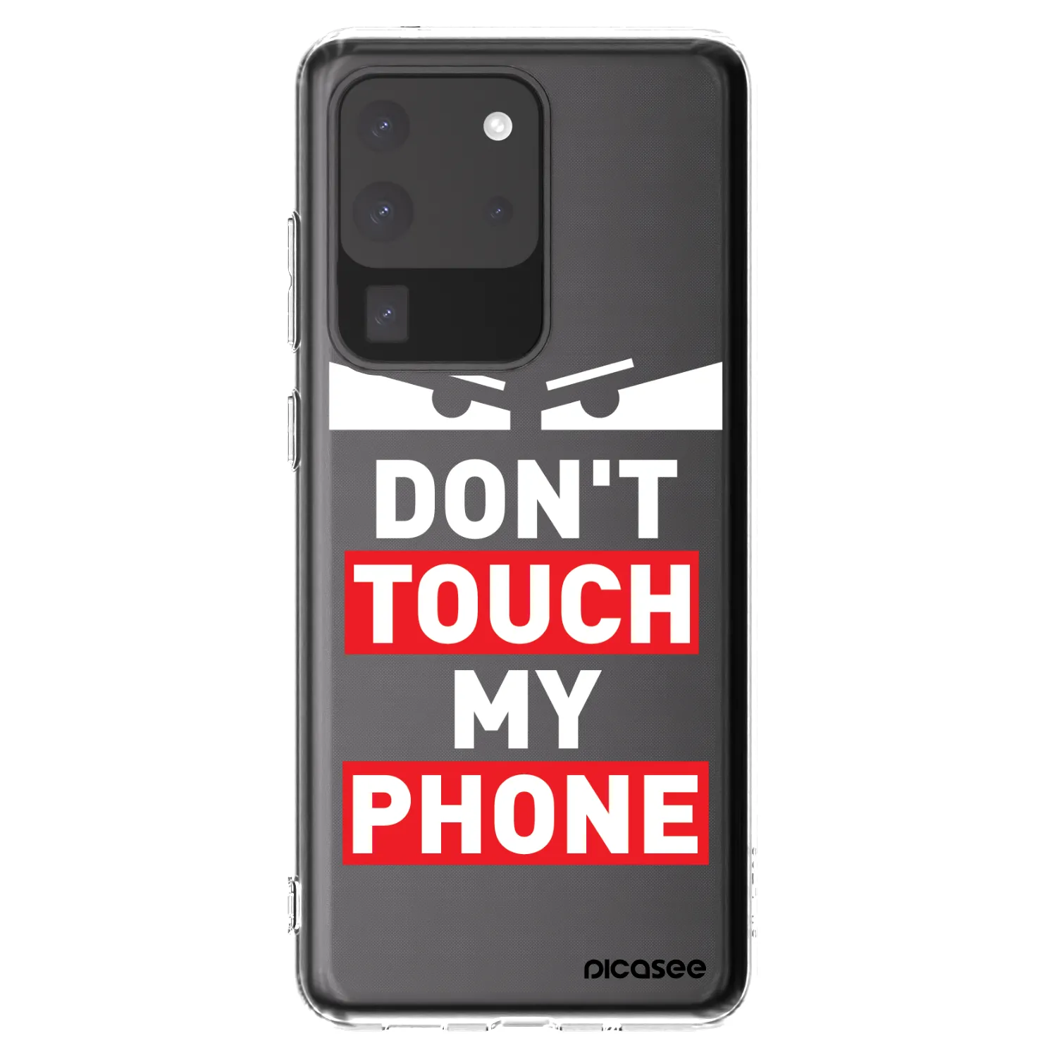 Picasee διαφανής θήκη σιλικόνης Samsung Galaxy S20 Ultra 5G G988F - Shadow Eye - Transparent