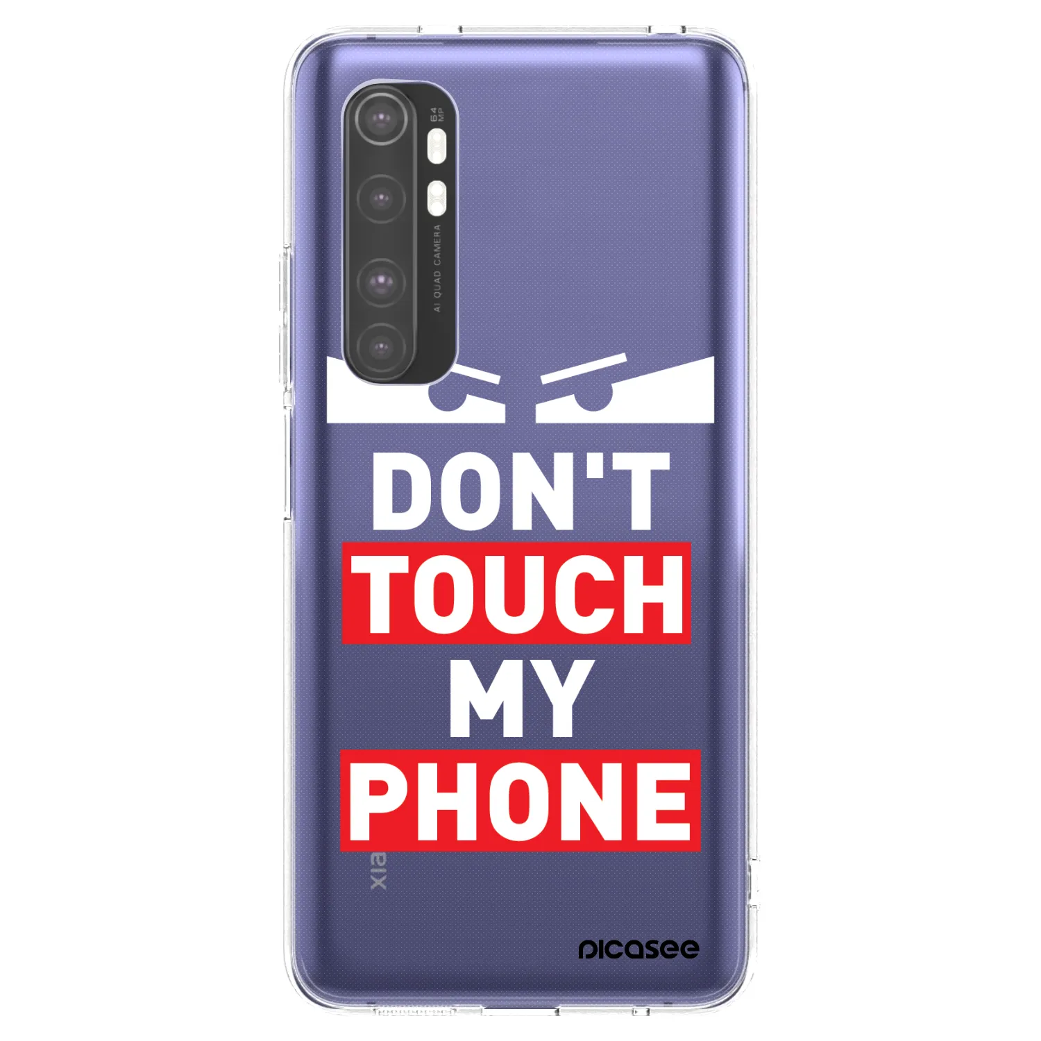 Picasee διαφανής θήκη σιλικόνης Xiaomi Mi Note 10 Lite - Shadow Eye - Transparent