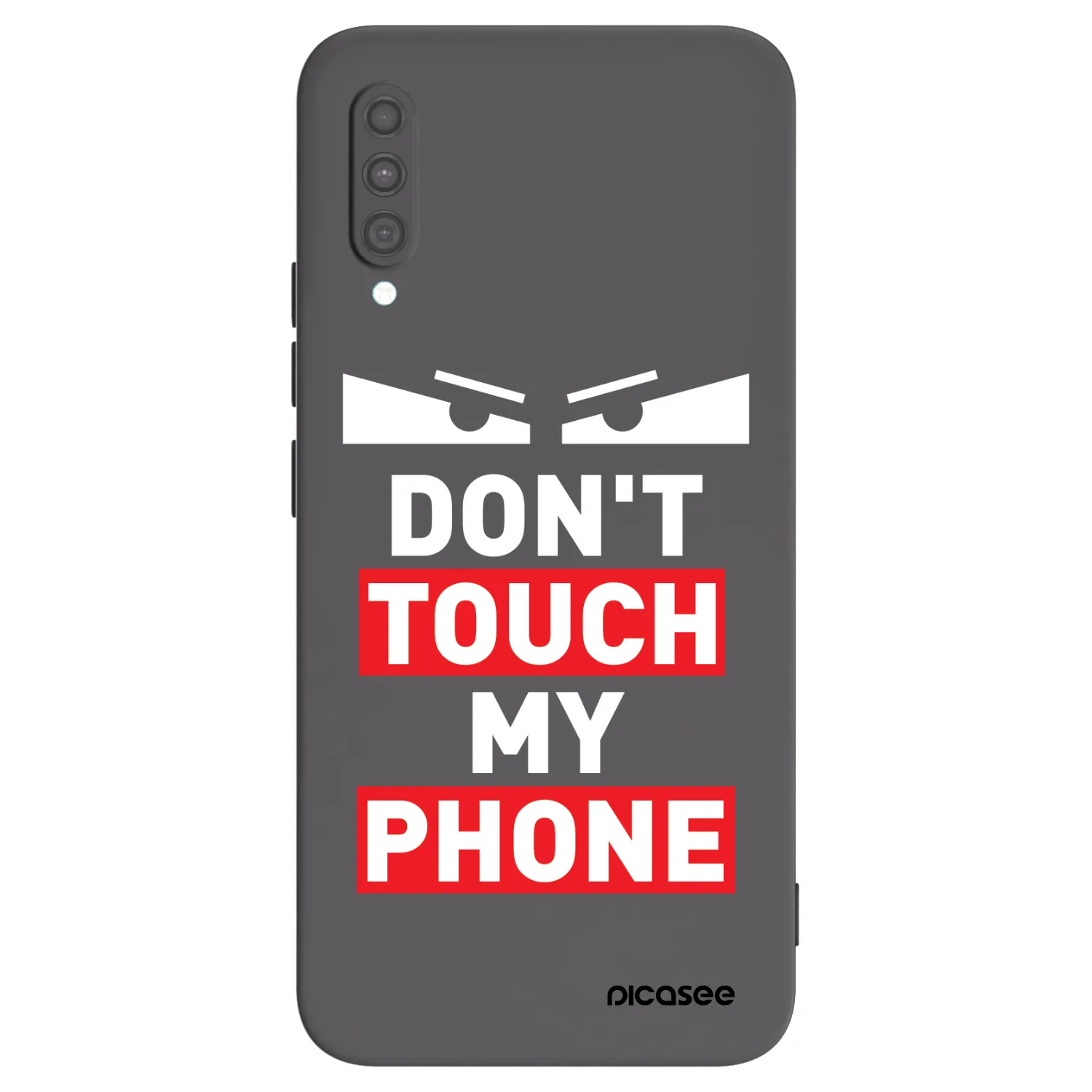Picasee Μαύρη θήκη σιλικόνης για Samsung Galaxy A30s A307F - Shadow Eye - Transparent