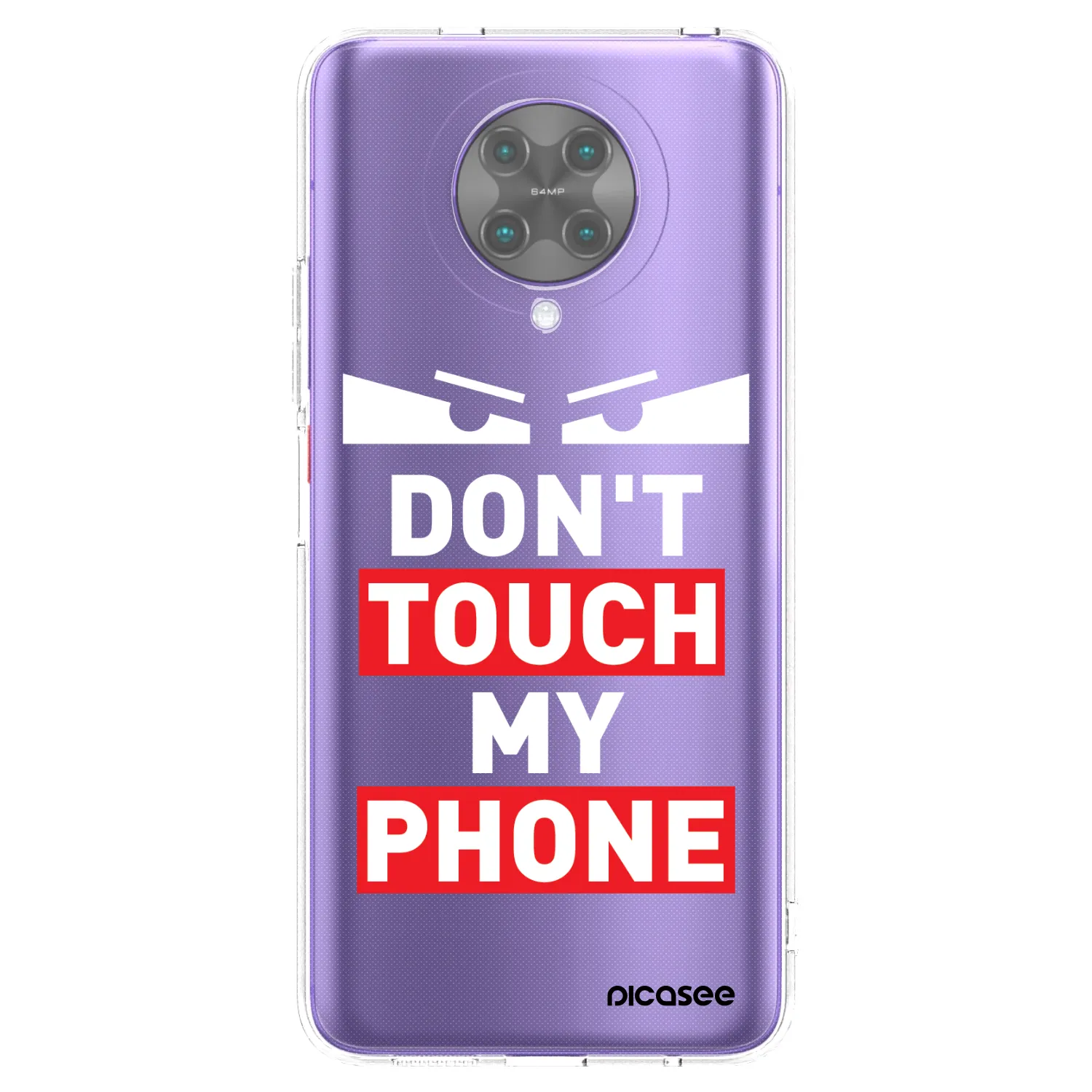 Picasee διαφανής θήκη σιλικόνης Xiaomi Poco F2 Pro - Shadow Eye - Transparent