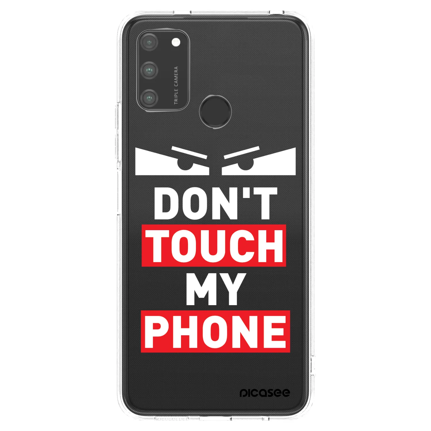 Picasee διαφανής θήκη σιλικόνης Honor 9A - Shadow Eye - Transparent