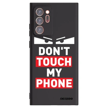 Picasee Μαύρη θήκη σιλικόνης για Samsung Galaxy Note 20 Ultra - Shadow Eye - Transparent