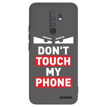 Picasee Μαύρη θήκη σιλικόνης για Xiaomi Redmi 9 - Shadow Eye - Transparent