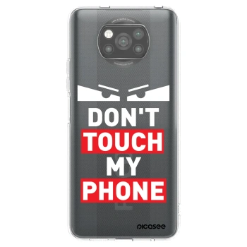 Picasee Μαύρη θήκη σιλικόνης για Xiaomi Poco X3 - Shadow Eye - Transparent