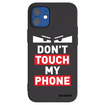 Picasee Μαύρη θήκη σιλικόνης για Apple iPhone 12 mini - Shadow Eye - Transparent