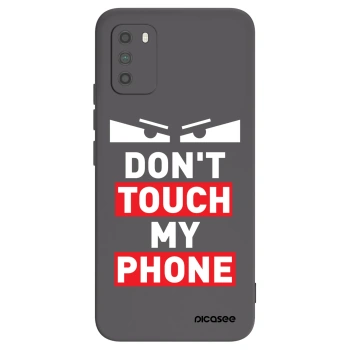 Picasee Μαύρη θήκη σιλικόνης για Xiaomi Poco M3 - Shadow Eye - Transparent