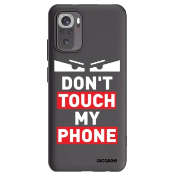 Picasee Μαύρη θήκη σιλικόνης για Xiaomi Redmi Note 10 - Shadow Eye - Transparent