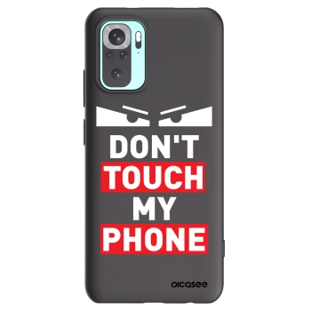 Picasee Μαύρη θήκη σιλικόνης για Xiaomi Redmi Note 10 Pro - Shadow Eye - Transparent