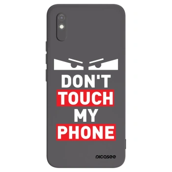 Picasee Μαύρη θήκη σιλικόνης για Xiaomi Redmi 9AT - Shadow Eye - Transparent