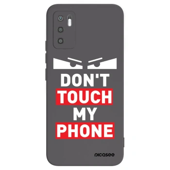 Picasee Μαύρη θήκη σιλικόνης για Xiaomi Redmi Note 10 5G - Shadow Eye - Transparent