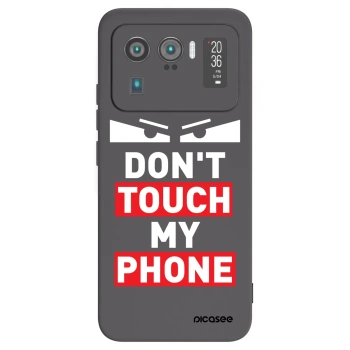 Picasee Μαύρη θήκη σιλικόνης για Xiaomi Mi 11 Ultra - Shadow Eye - Transparent