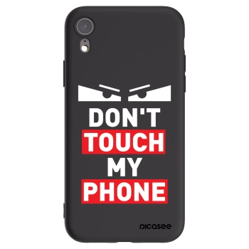 Picasee Μαύρη θήκη σιλικόνης για Apple iPhone XR - Shadow Eye - Transparent