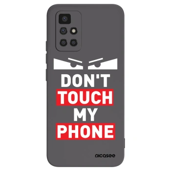 Picasee Μαύρη θήκη σιλικόνης για Xiaomi Redmi 10 - Shadow Eye - Transparent