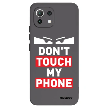 Picasee Μαύρη θήκη σιλικόνης για Xiaomi 11 Lite 5G NE - Shadow Eye - Transparent