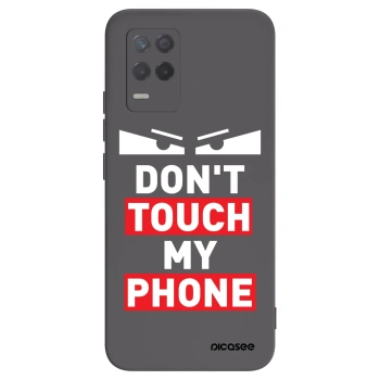 Picasee Μαύρη θήκη σιλικόνης για Realme 8 5G - Shadow Eye - Transparent