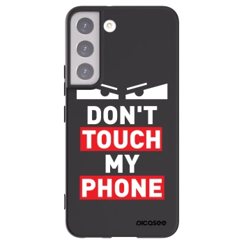 Picasee Μαύρη θήκη σιλικόνης για Samsung Galaxy S22 5G - Shadow Eye - Transparent