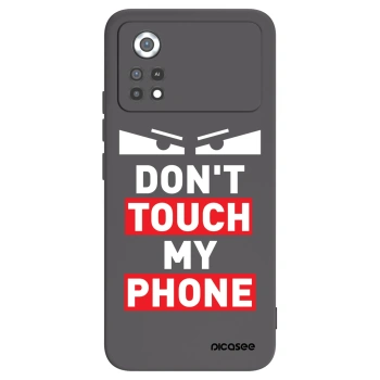 Picasee Μαύρη θήκη σιλικόνης για Xiaomi Poco X4 Pro 5G - Shadow Eye - Transparent