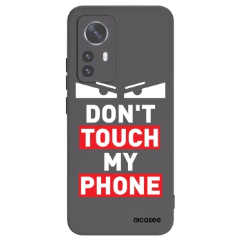 Picasee Μαύρη θήκη σιλικόνης για Xiaomi 12 Pro - Shadow Eye - Transparent