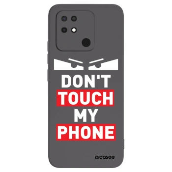 Picasee Μαύρη θήκη σιλικόνης για Xiaomi Redmi 10C - Shadow Eye - Transparent