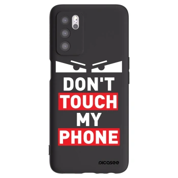 Picasee Μαύρη θήκη σιλικόνης για OPPO A16 - Shadow Eye - Transparent