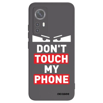 Picasee Μαύρη θήκη σιλικόνης για Xiaomi 12X - Shadow Eye - Transparent