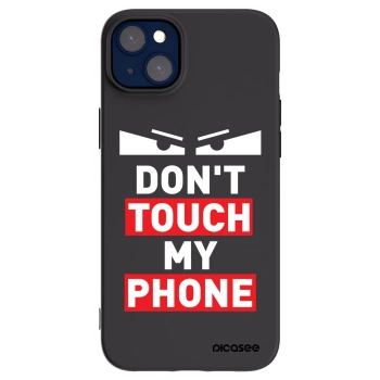 Picasee Μαύρη θήκη σιλικόνης για Apple iPhone 14 Plus - Shadow Eye - Transparent