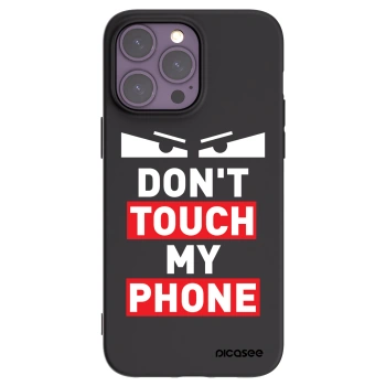 Picasee Μαύρη θήκη σιλικόνης για Apple iPhone 14 Pro Max - Shadow Eye - Transparent