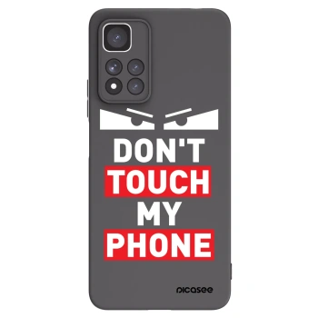 Picasee Μαύρη θήκη σιλικόνης για Xiaomi Redmi Note 11 Pro+ 5G - Shadow Eye - Transparent