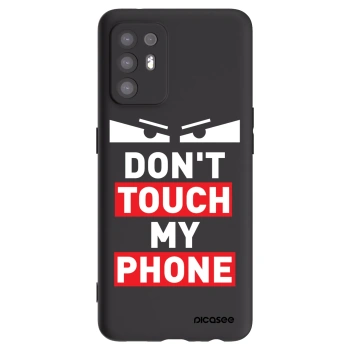 Picasee Μαύρη θήκη σιλικόνης για OPPO A94 5G - Shadow Eye - Transparent