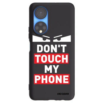 Picasee Μαύρη θήκη σιλικόνης για Honor X7 - Shadow Eye - Transparent