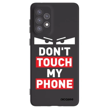 Picasee Μαύρη θήκη σιλικόνης για Samsung Galaxy A73 5G - Shadow Eye - Transparent