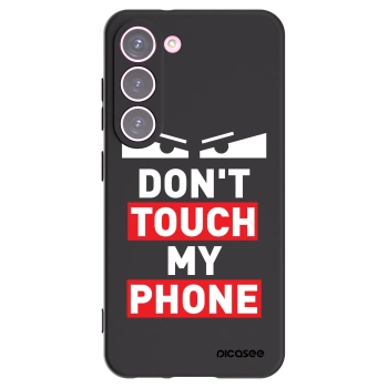 Picasee Μαύρη θήκη σιλικόνης για Samsung Galaxy S23 5G - Shadow Eye - Transparent