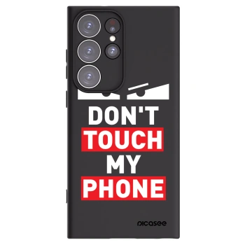 Picasee Μαύρη θήκη σιλικόνης για Samsung Galaxy S23 Ultra 5G - Shadow Eye - Transparent